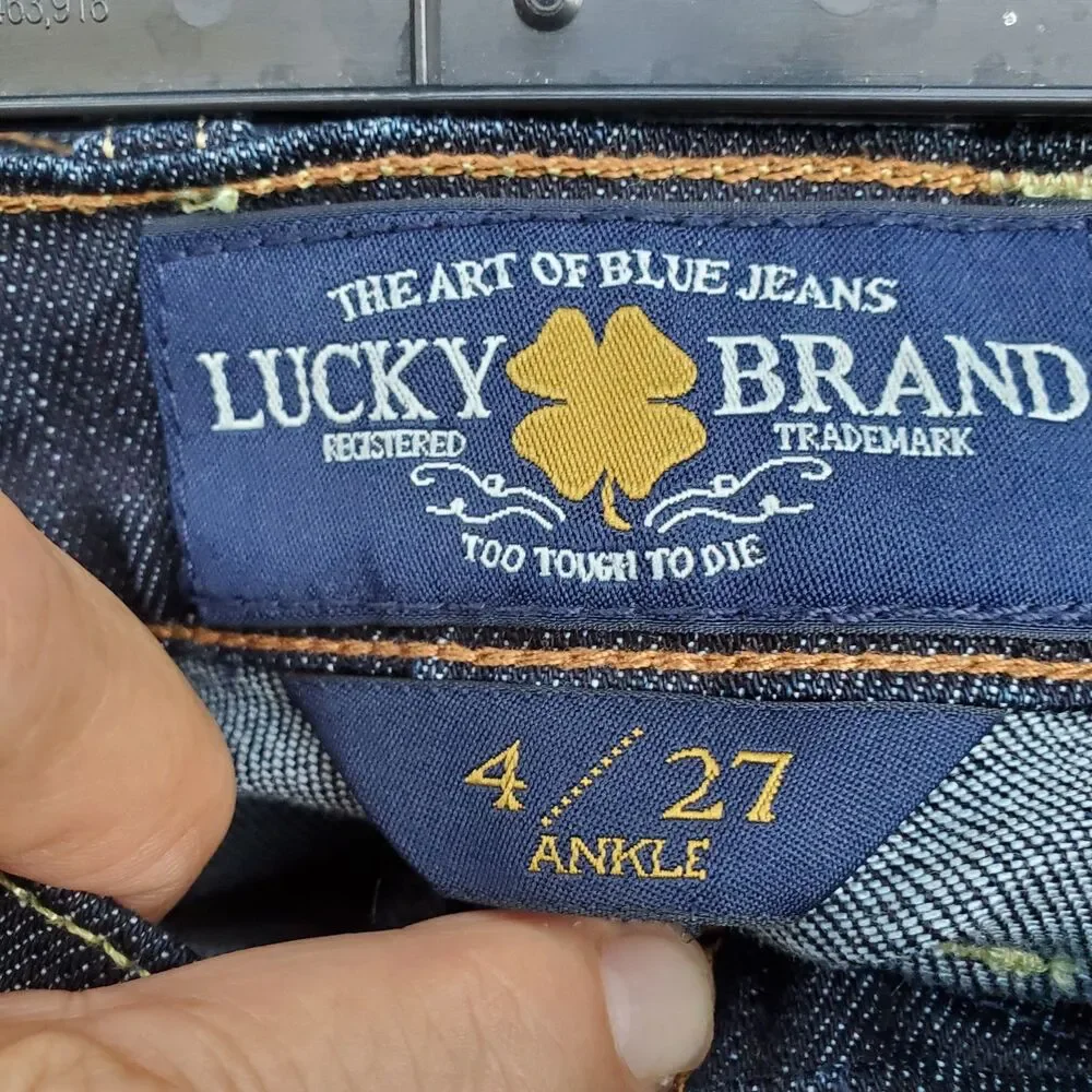 Lucky Brand Easy Ryder Ankle Jeans Size 4/27 - Picture 7 of 11